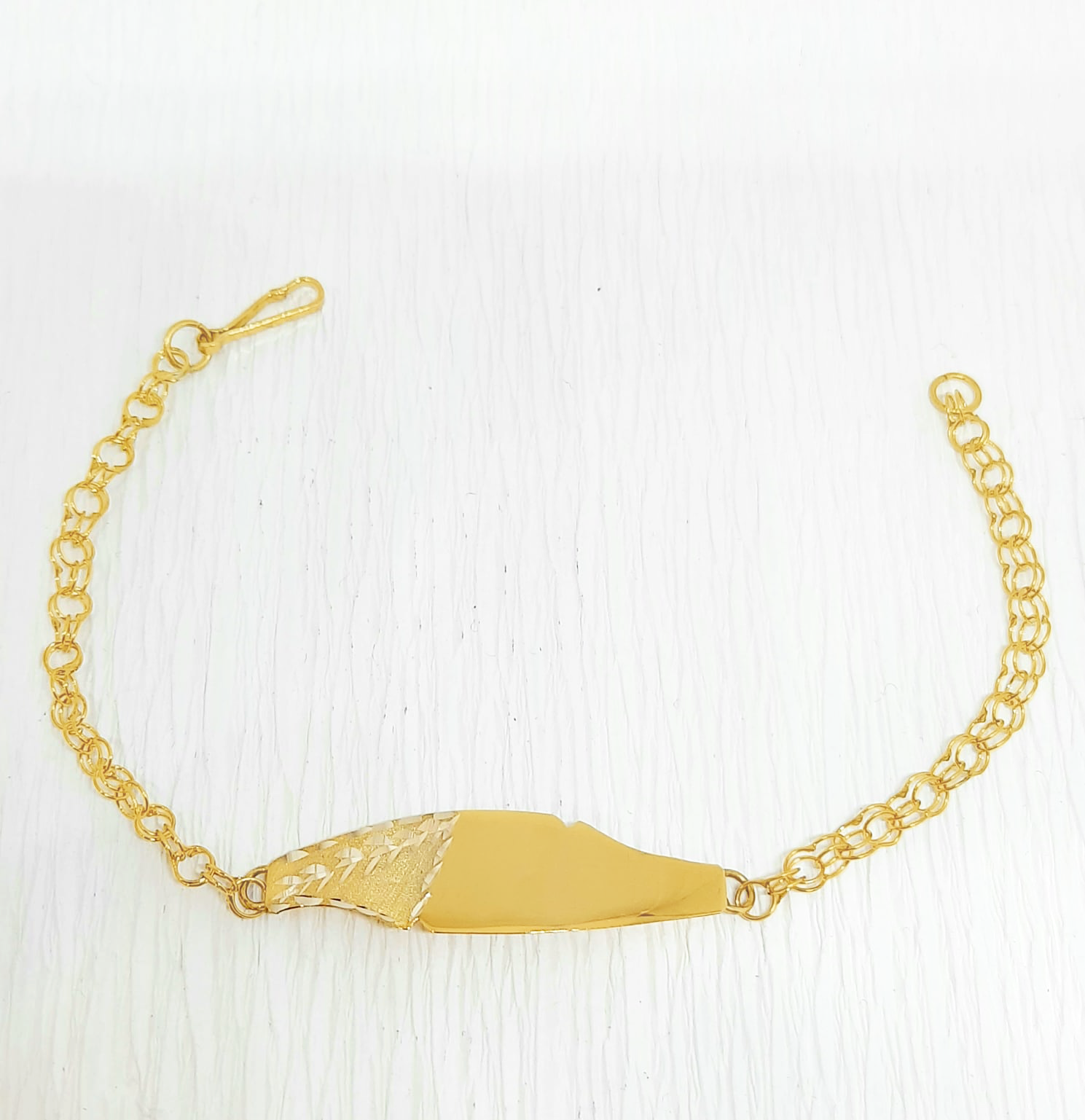 Gold Ladie ID Band